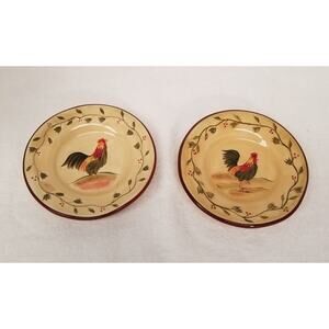 Rooster plates Early Riser Exclusively by Park